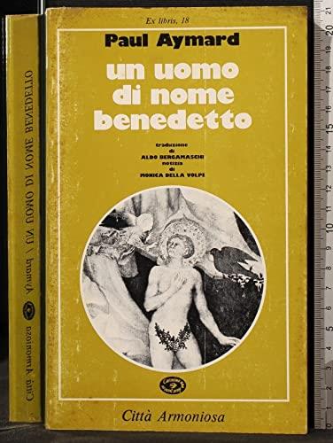 Un uomo di nome Benedetto - copertina