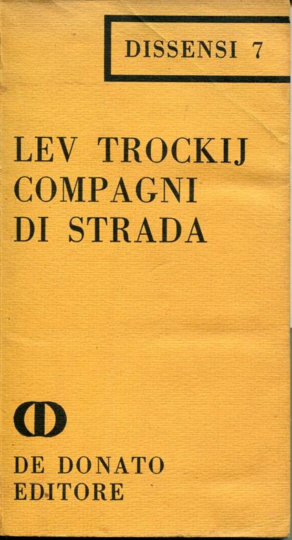 Compagni di strada - Lev Trockij - copertina