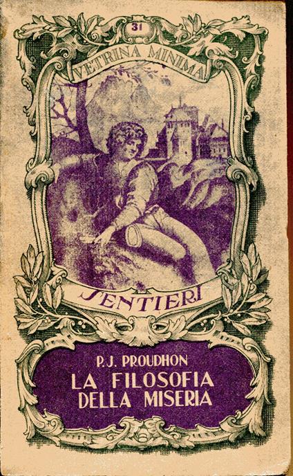 La filosofia della miseria - copertina