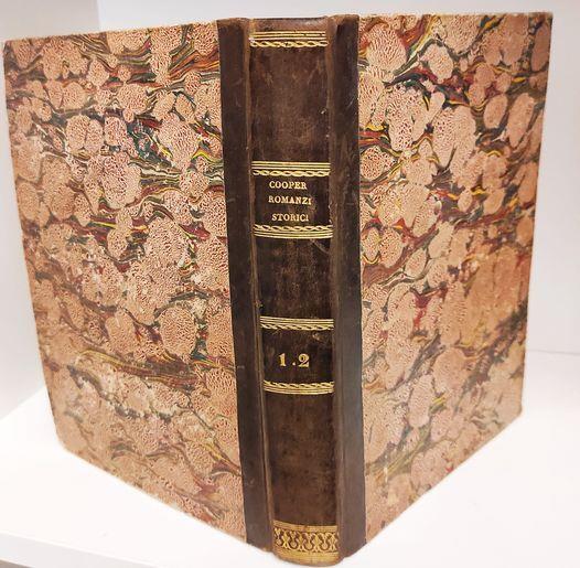 Romanzi storici di Fenimore Cooper: 1) L'Heidenmauer o Il campo dei pagani, leggenda renana 2) Il Pirato o La fattucchiera delle acque - James Fenimore Cooper - copertina