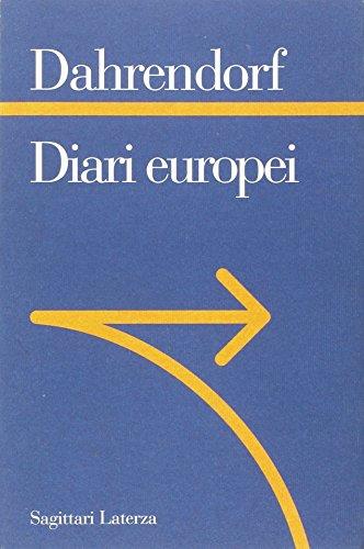 Diari europei - Ralf Dahrendorf - copertina