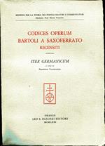 Codices operum Bartoli a Saxoferrato recensiti. Volume I, Iter germanicum