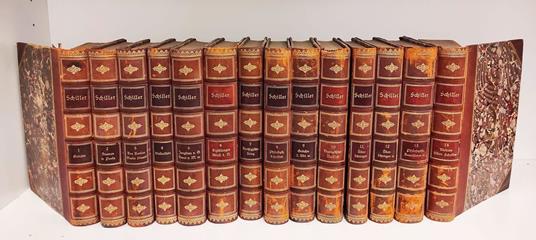 Schillers Werke in 14 Bänden. Herausgegeben von Ludwig Bellermann. Kritisch durchgesehene und erl. Ausgabe - Friedrich Schiller - copertina