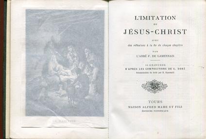 L' Imitation De Jesus Christ - Avec Des Reflexions A La Fin De Chaque Chapitre - copertina