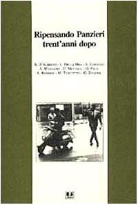 Ripensando Panzieri trent'anni dopo. Atti del Convegno (Pisa, 28-29 gennaio 1994) - copertina