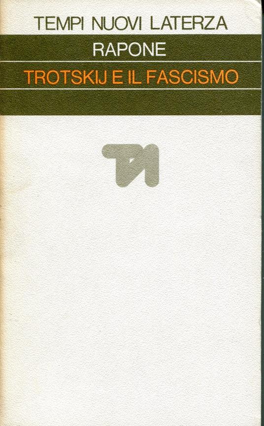 Trotskij e il fascismo - Leonardo Rapone - copertina