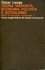 1: Teoria marxista, economia politica e socialismo. Collana di economia. Sez. 3 8