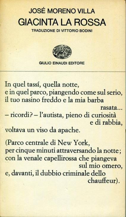 Giacinta la rossa - copertina