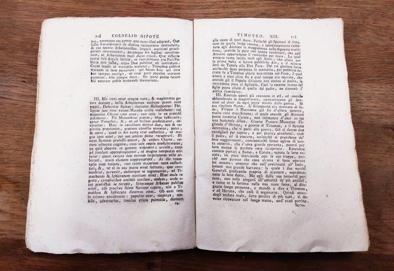 Delle vite degli eccellenti comandanti in volgar toscano recato a riscontro del testo latino ed illustrato con note di varie maniere da Pier Domenico Soresi milanese