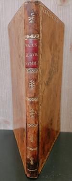 Q. Aurelii Summachi octo orationum ineditarum partes, invenit notisque declaravit Angelus Maius