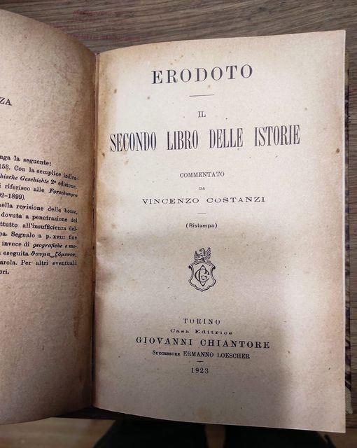 Il primo libro delle istorie e Il secondo libro delle Istorie