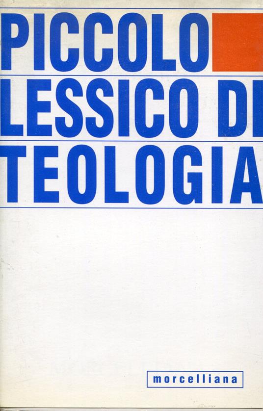 Piccolo lessico di teologia - copertina