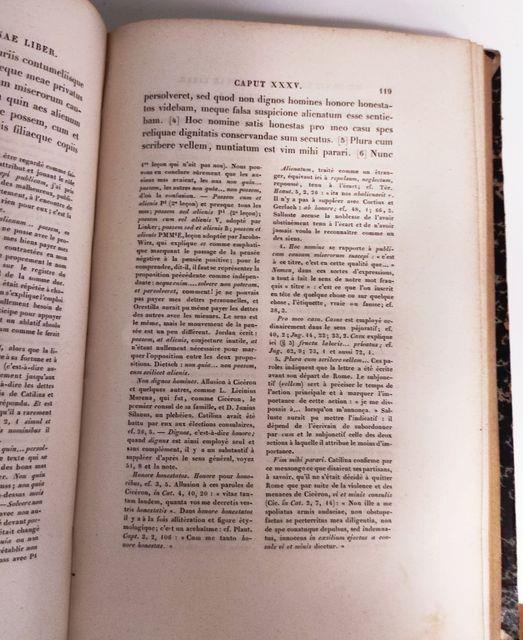 Conjuration de Catilina (De coniuratione Catilinae). Texte latin publié d'après les travaux les plus récents avec un commentaire critique et explicatif et une introduction par E.Antoine et R.Lallier. Rileg.insieme: Salluste, Guerre de Jugurtha (De be