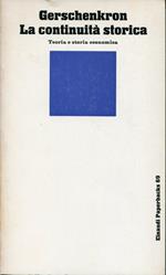 La continuità storica : teoria e storia economica