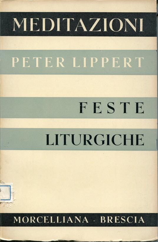 Feste liturgiche - Peter Lippert - copertina