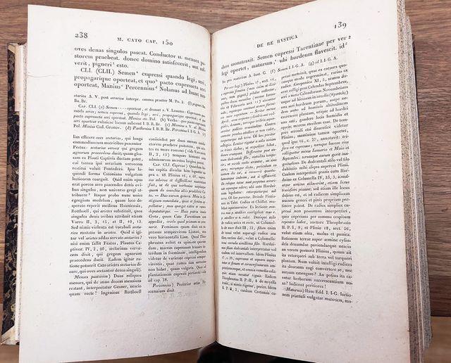 SCRIPTORES rei rusticae, ex recensione Io. Gottlob Schneider cum notis. Tomus primus