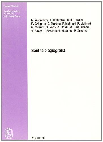 Santità e agiografia - copertina