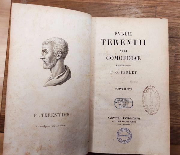Publii Terentii Afri Comoediae ex recensione F. G. Perlet. Tomus primus -secundus