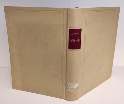 Patrologia - Berthold Altaner - copertina