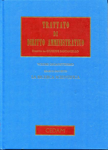 Trattato di diritto amministrativo. La ricerca scientifica (Vol. 17) - copertina