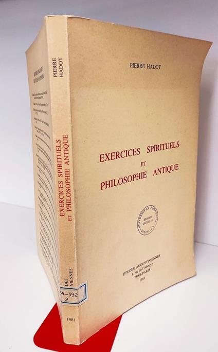 Exercices spirituels et philosophie antique - Pierre Hadot - copertina