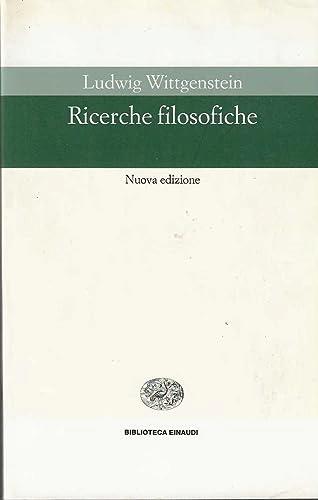 Ricerche filosofiche - Ludwig Wittgenstein - copertina