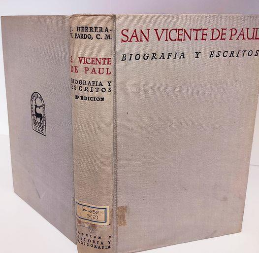 San Vicente de Paúl : biografia y selección de escritos - copertina