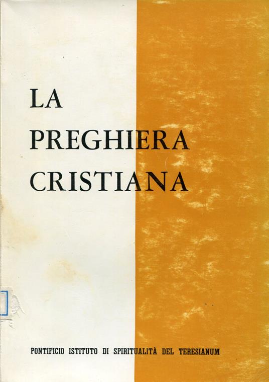 La preghiera cristiana - copertina