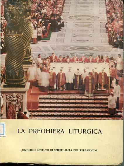 La preghiera liturgica - copertina