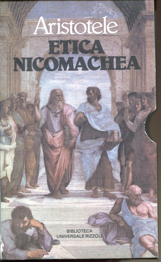 Etica Nicomachea. Volume primo e secondo. Testo greco a fronte - Aristotele - copertina