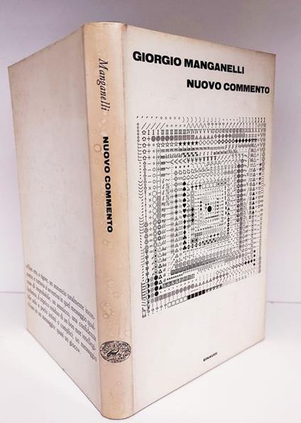 Nuovo commento - Giorgio Manganelli - copertina
