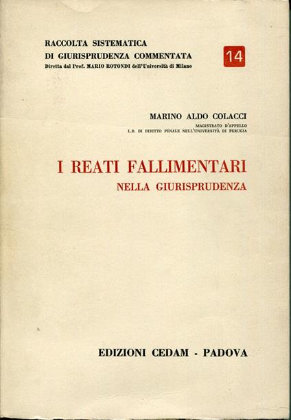 I reati fallimentari nella giurisprudenza - copertina