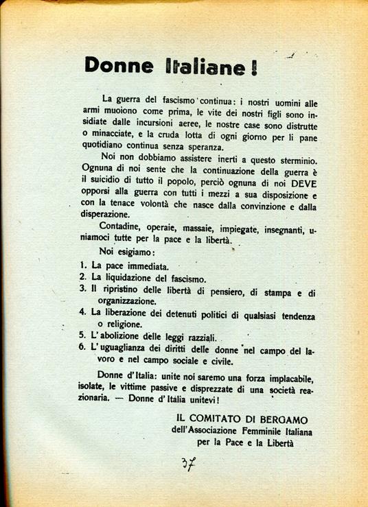 Volantini della Resistenza. Archivi I - copertina