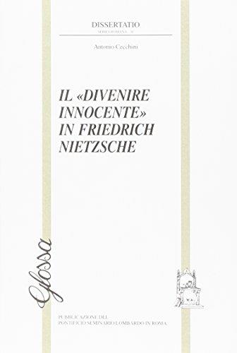 Il divenire innocente in Friedrich Nietzsche - copertina