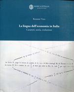La lingua dell'economia in Italia : caratteri, storia, evoluzione