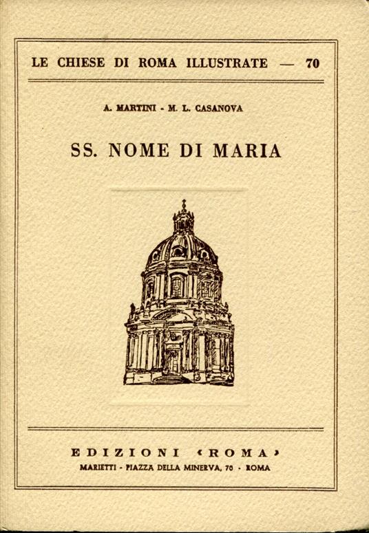 SS. Nome di Maria - copertina