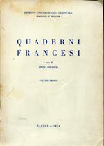 Quaderni francesi : Volume primo