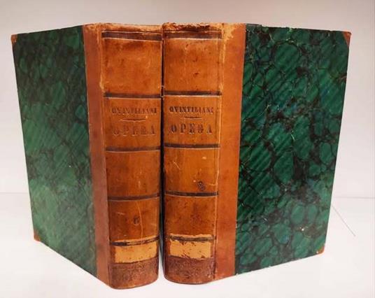 M. Fabii Quintiliani Declamationes maiores et minores item Calpurnii Flacci ex recensione Petri Burmann. Tomus Quintus et Sextus - copertina