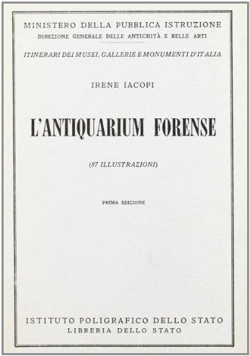 L' antiquarium forense - copertina