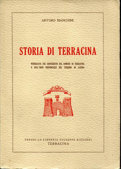 Storia di Terracina - Arturo Bianchini - copertina