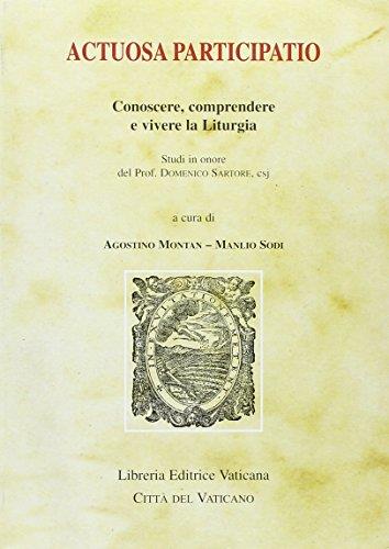 Actuosa participatio. Conoscere, comprendere e vivere la liturgia - copertina