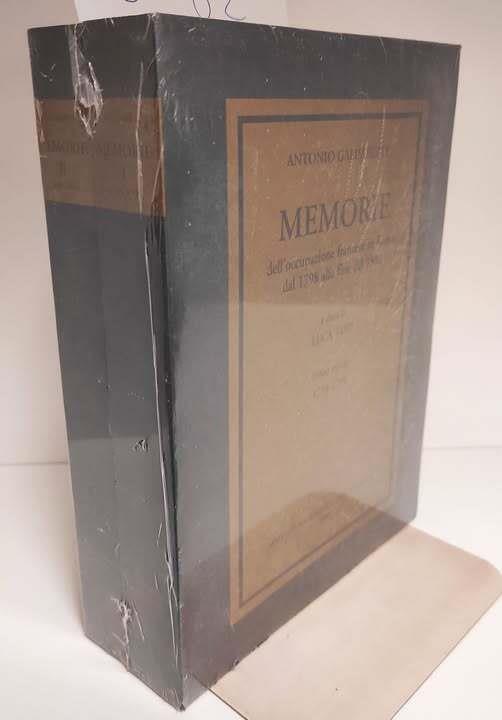 Antonio Galimberti. Memorie dell'occupazione francese in Roma dal 1798 alla fine del 1802 - copertina
