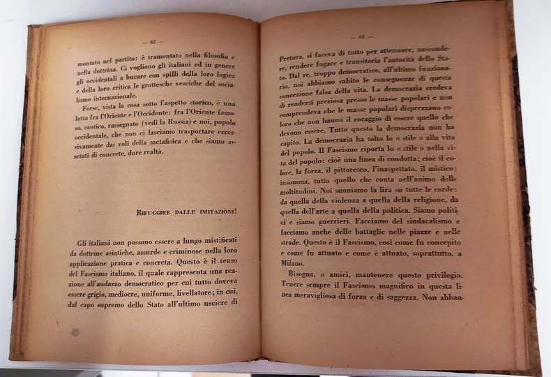 I discorsi della rivoluzione, Prefazione di Italo Balbo
