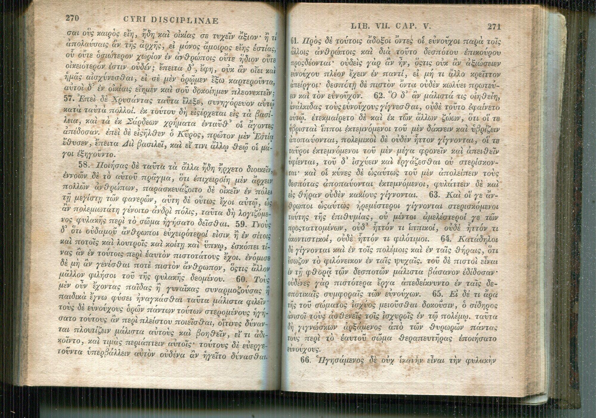 Xenophontis operum. Tomus 1: Xenophontis cyropaedia. Tomus 2: Xenophontis memorabilia. Tomus 3: Xenophontis anabasis. Tomus 4: Xenophontis historia greca. Nova ed. stereotypa