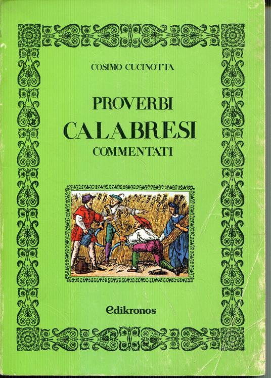 Proverbi calabresi commentati - copertina