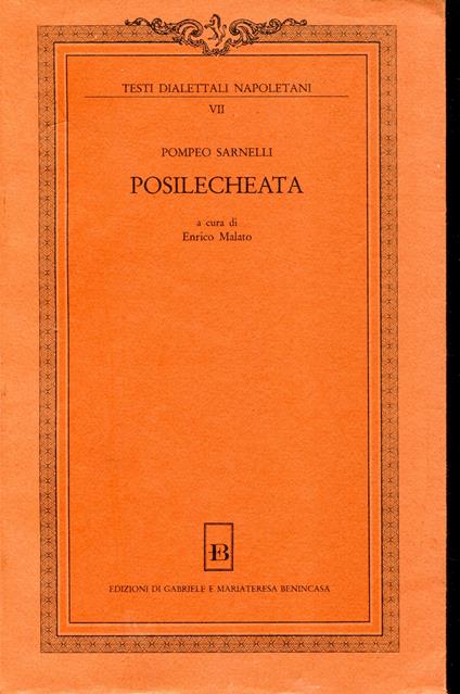 Posilecheata - Pompeo Sarnelli - copertina