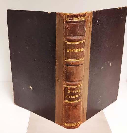 Oeuvres diverses de Montesquie - copertina