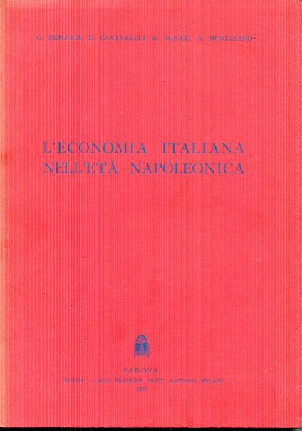 L' economia italiana nell'eta napoleonica - copertina
