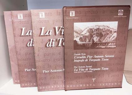 Vita di Torquato Tasso e L'erudito Pier Antonio Serassi, biografo di Torquato Tasso. 3 volumi in custodia. A cura di M. Baroni - copertina