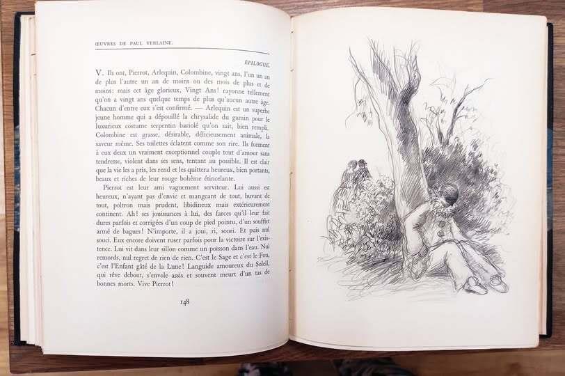 Oeuvres complétes de Paul Verlaine, Illustrées par Berthold Mahn, Tome 8